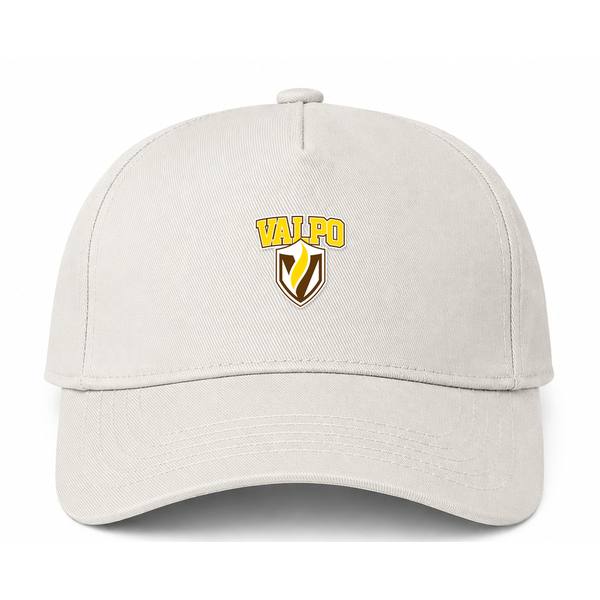 Valparaiso Crusaders Logo Beige Dad Baseball Cap Hat