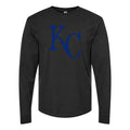 Men's Kansas City Royals Long sleeves Cotton Blend T-Shirt - Black