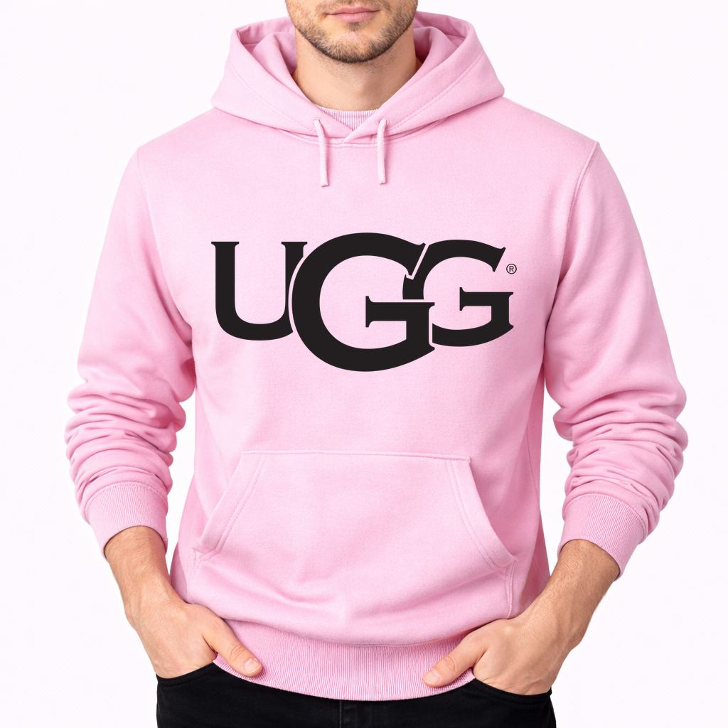 Men's UGG Pullover Hoodie - Pink