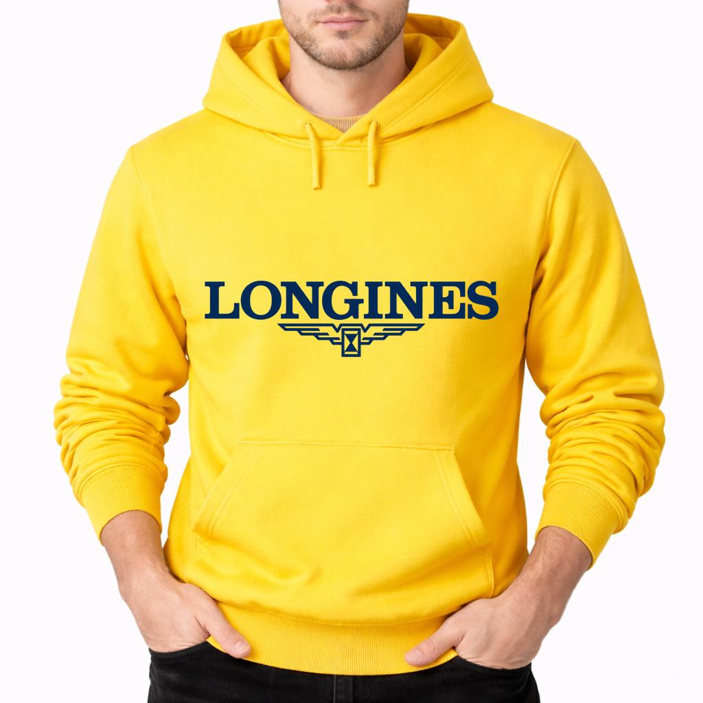 Men's Longines Pullover Hoodie - Yellow