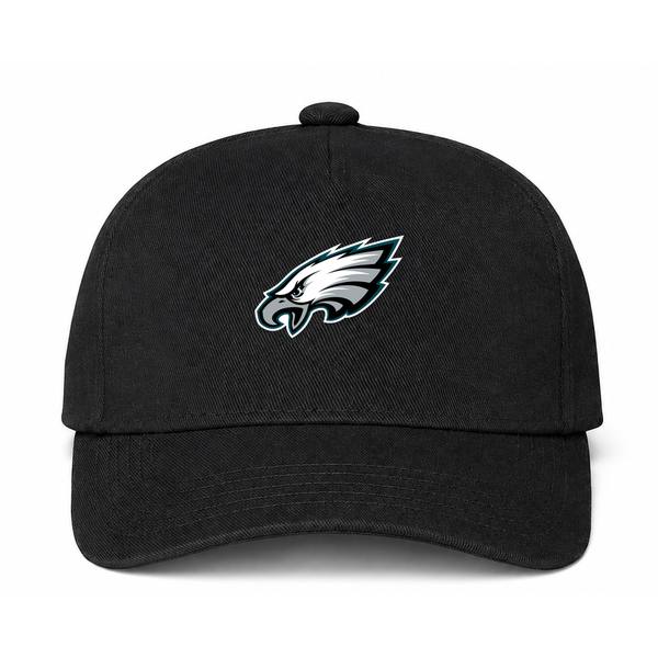 Philadelphia Eagles NFL Logo Black Dad Baseball Cap Hat