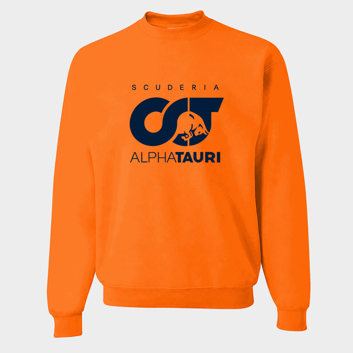 Men's Scuderia AlphaTauri Crewneck Sweatshirt - Orange