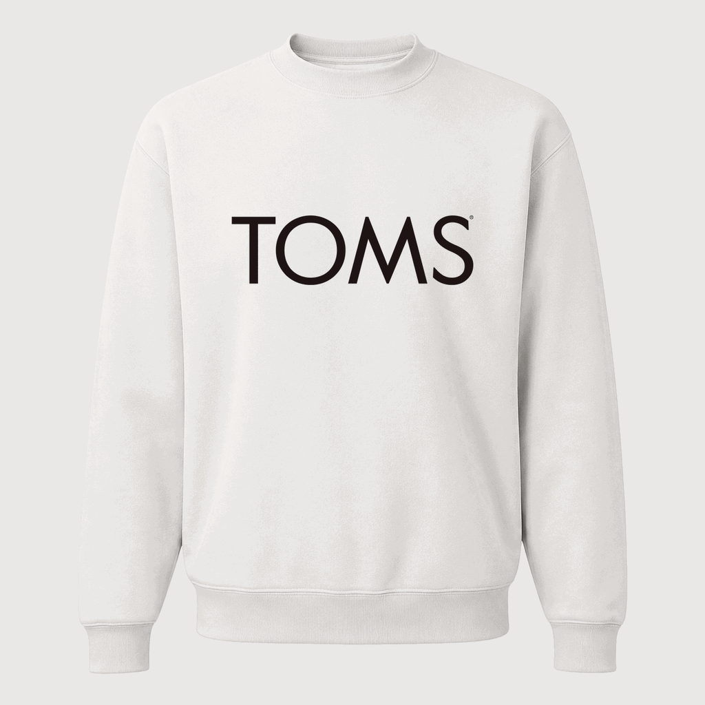 Men's TOMS Crewneck Sweatshirt - White