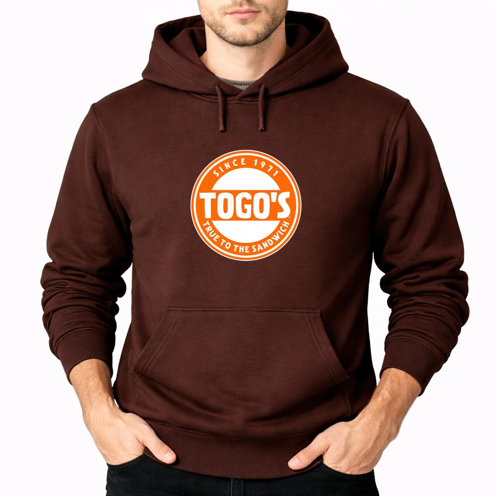 Men's Togo's Pullover Hoodie - Brown