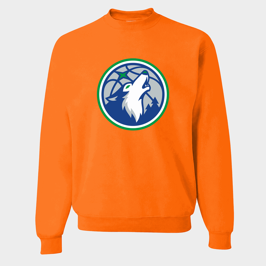 Men's Minnesota Timberwolves Crewneck Sweatshirt - Orange