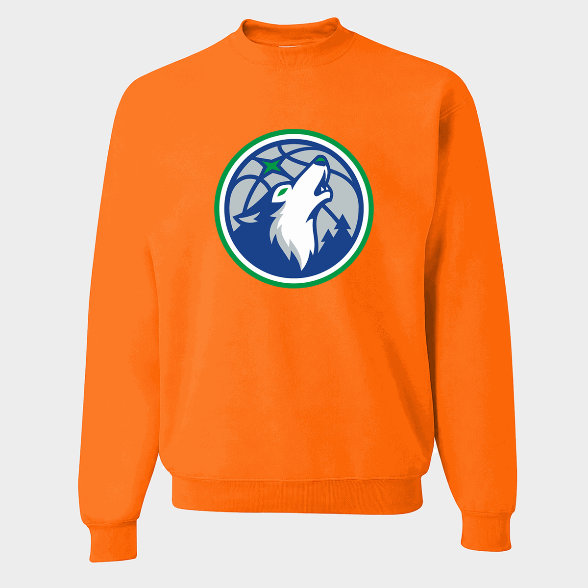 Men's Minnesota Timberwolves Crewneck Sweatshirt - Orange