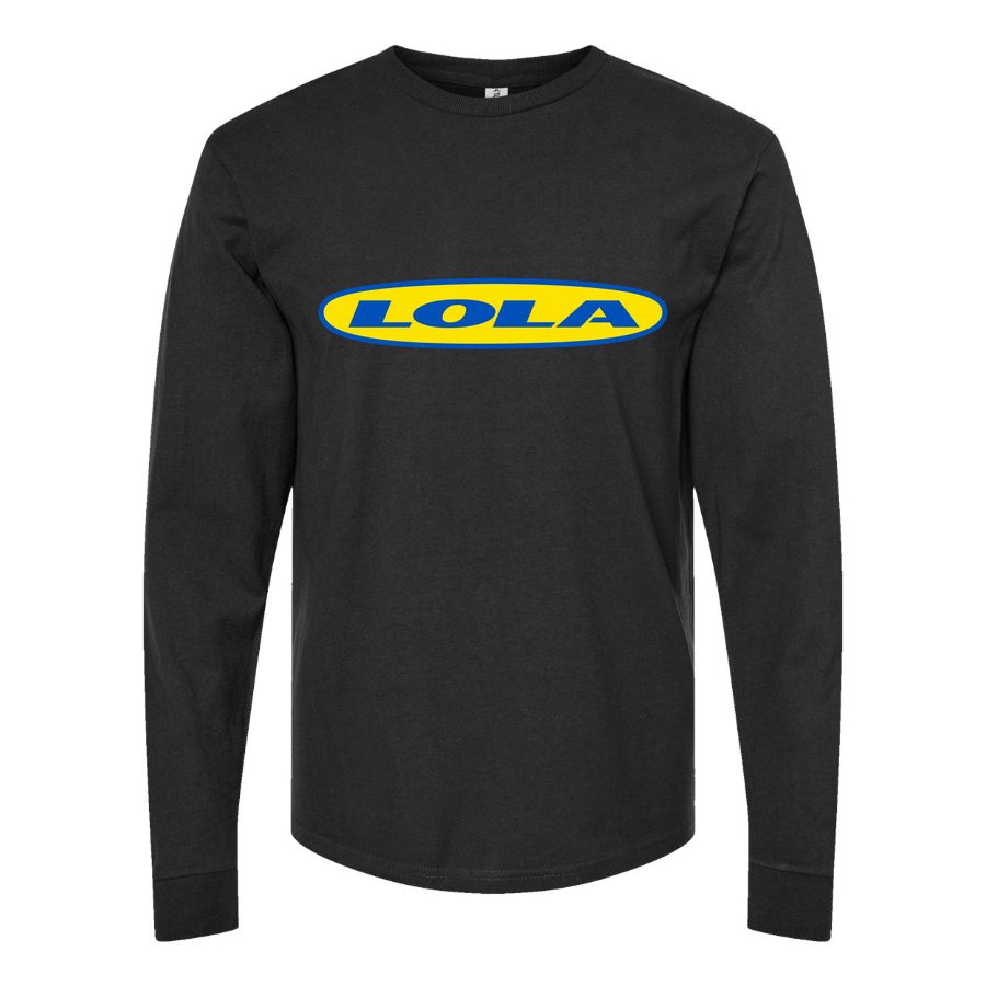 Men's Lola Long sleeves Cotton Blend T-Shirt - Black