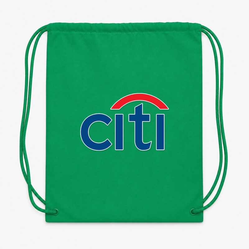 Citi Bank Drawstring Bag - Green