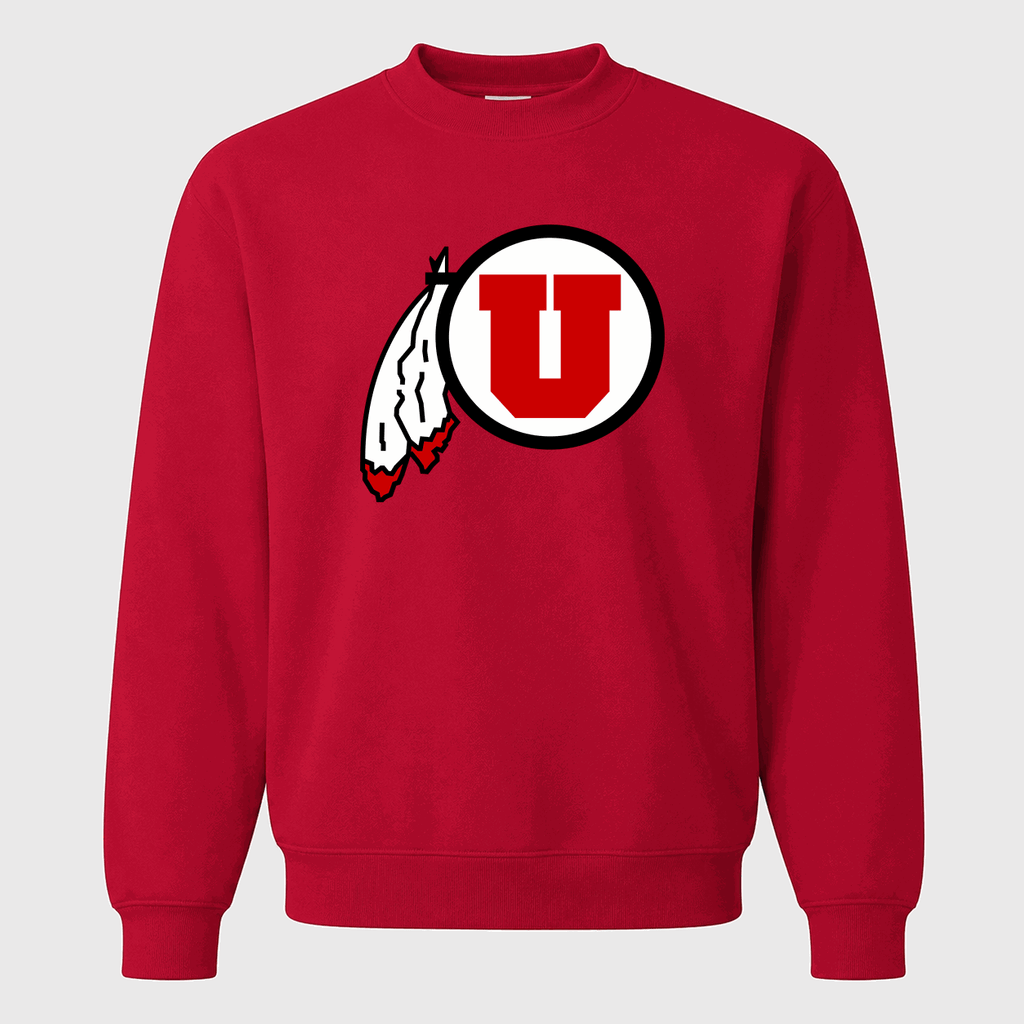 Men's Utah Utes Crewneck Sweatshirt - Red