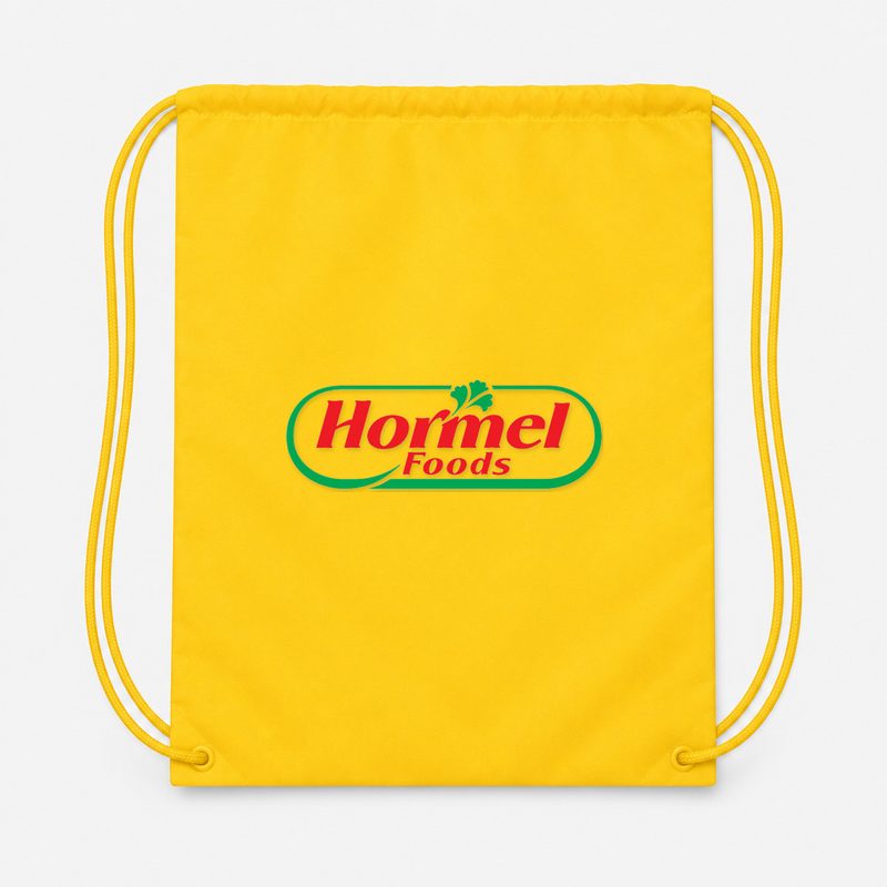Hormel Food Drawstring Bag - Yellow
