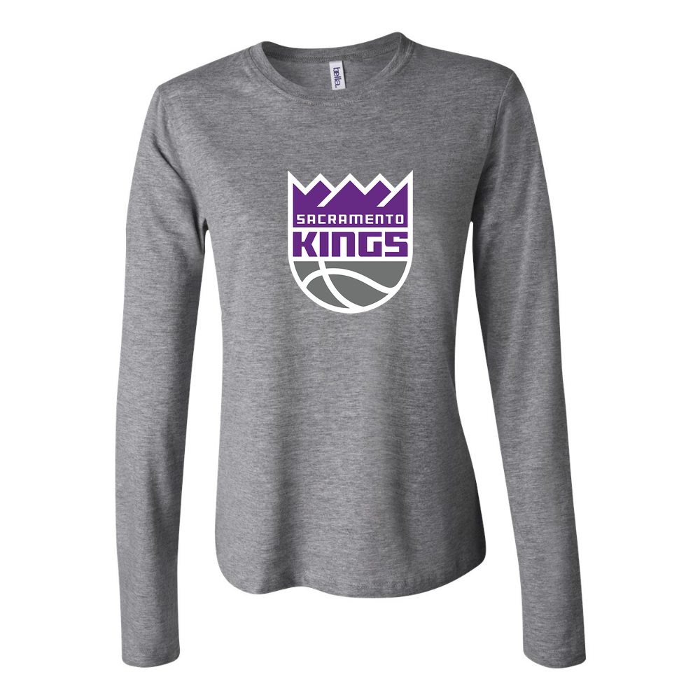 Women's Sacramento Kings Long Sleeve T-Shirt - Gray