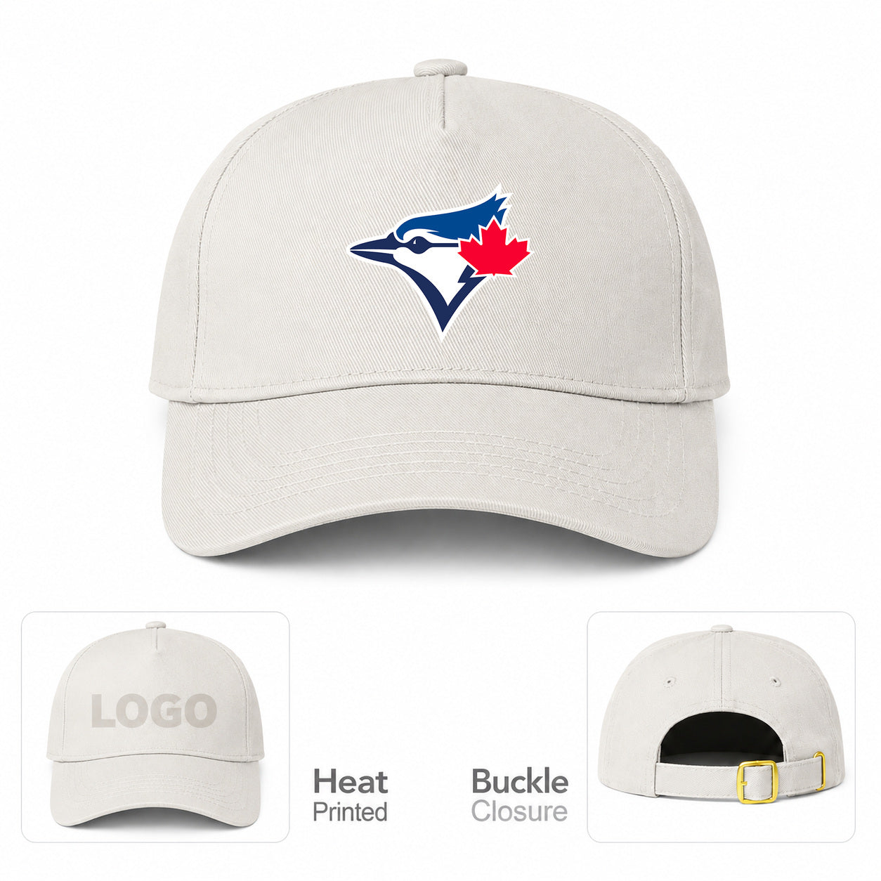 MLB Toronto Blue Jays Baseball Cap Hat - Beige