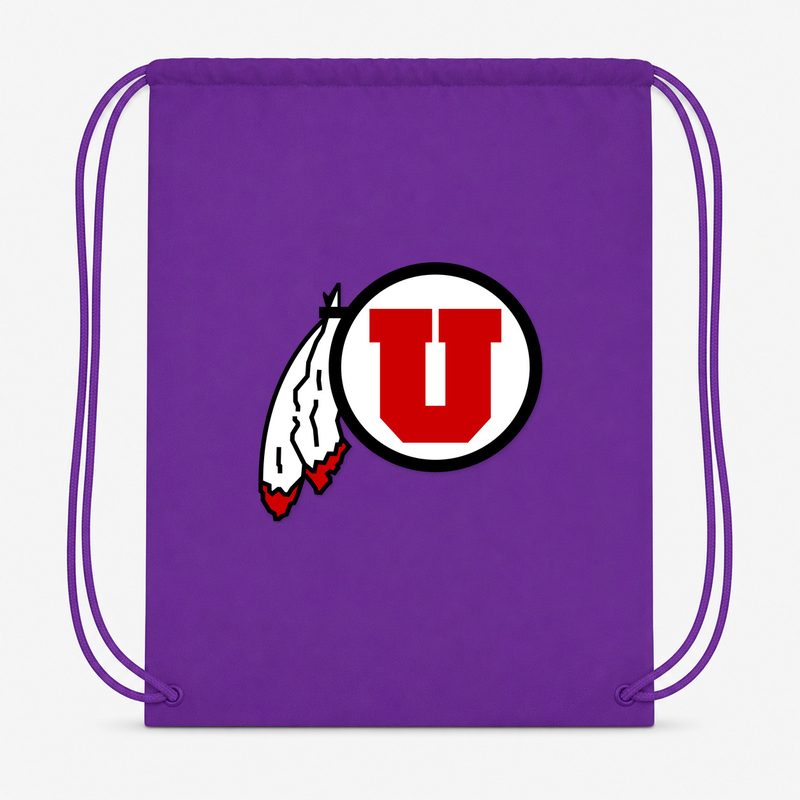 Utah Utes Drawstring Bag - Purple