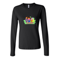Women's Dora the Explorer Logo PNG 001 Long Sleeve T-Shirt - Black