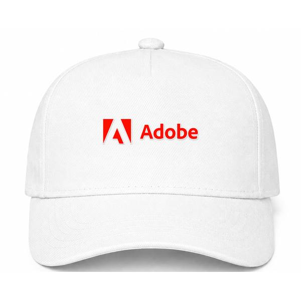 Adobe Logo White Dad Baseball Cap Hat