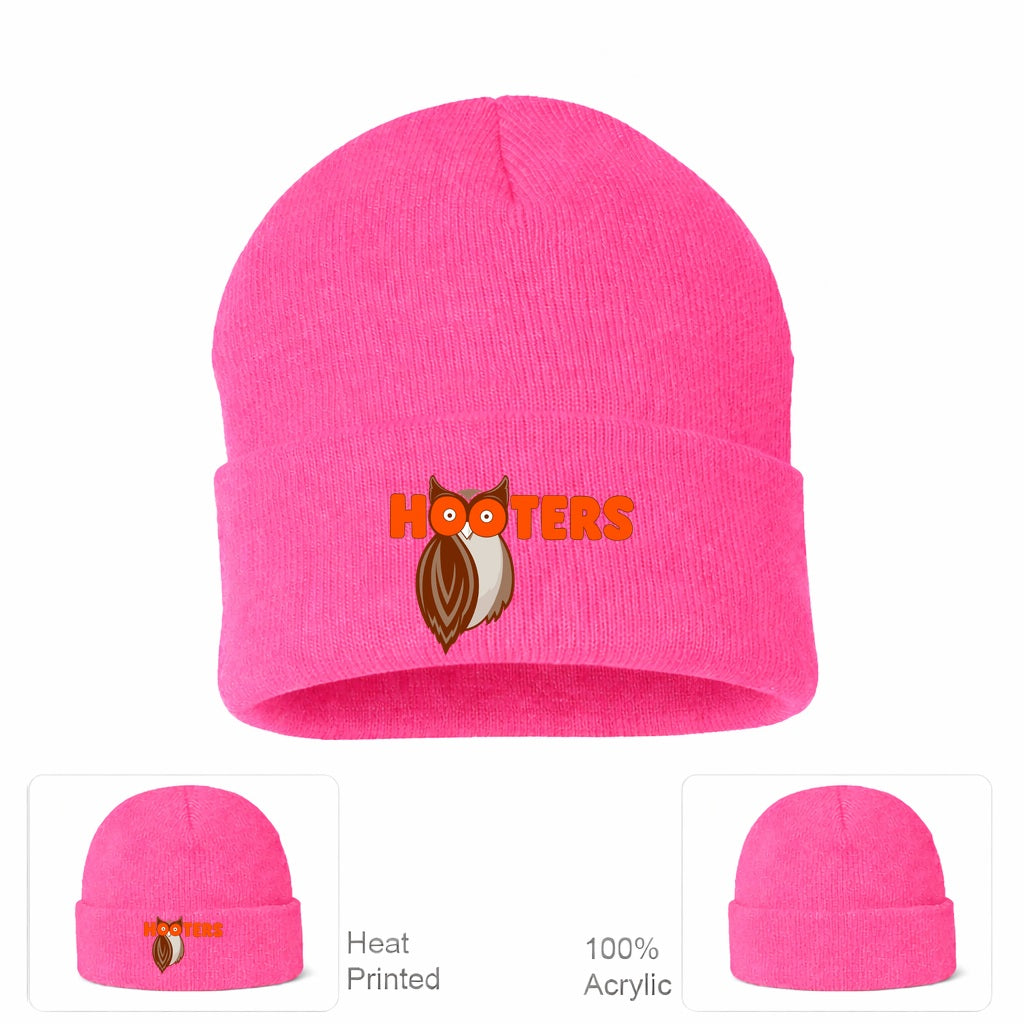 Hooters Beanie Hat - Pink
