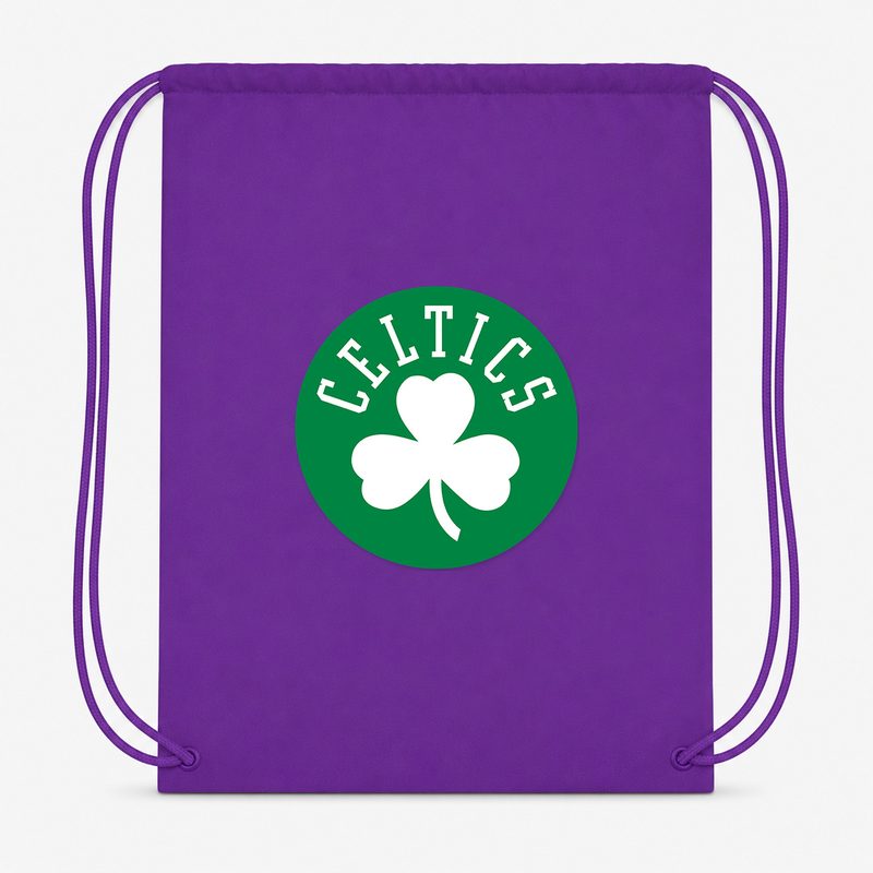 Boston Celtics Drawstring Bag - Purple