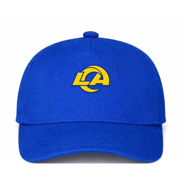 Los Angeles Rams NFL Logo Blue Dad Baseball Cap Hat