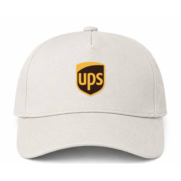 UPS Logo Beige Dad Baseball Cap Hat