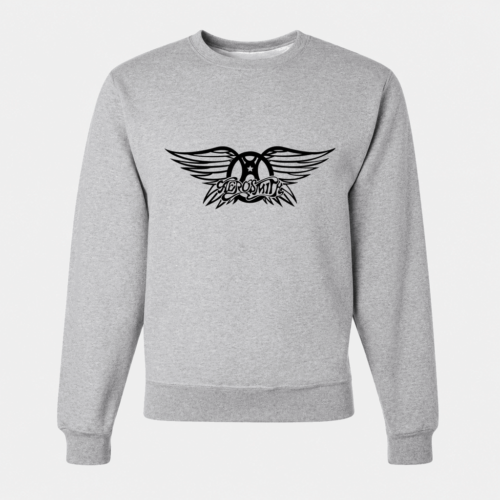 Men's Aerosmith Crewneck Sweatshirt - Gray