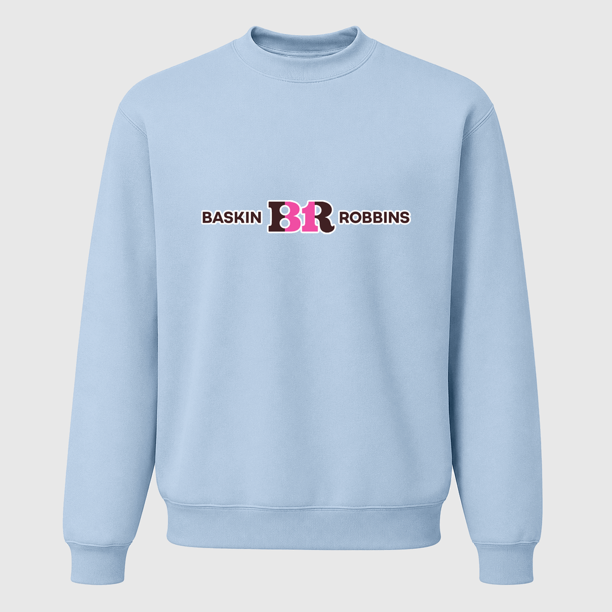 Men's Baskin-Robbins Crewneck Sweatshirt - Sky Blue