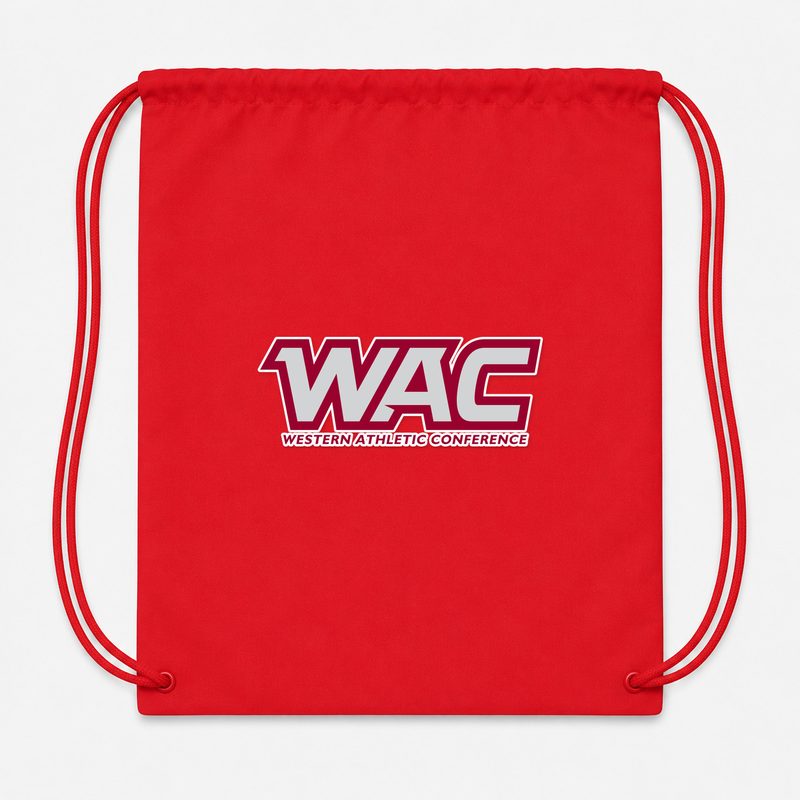 Western Athletic Conference Drawstring Bag - Red