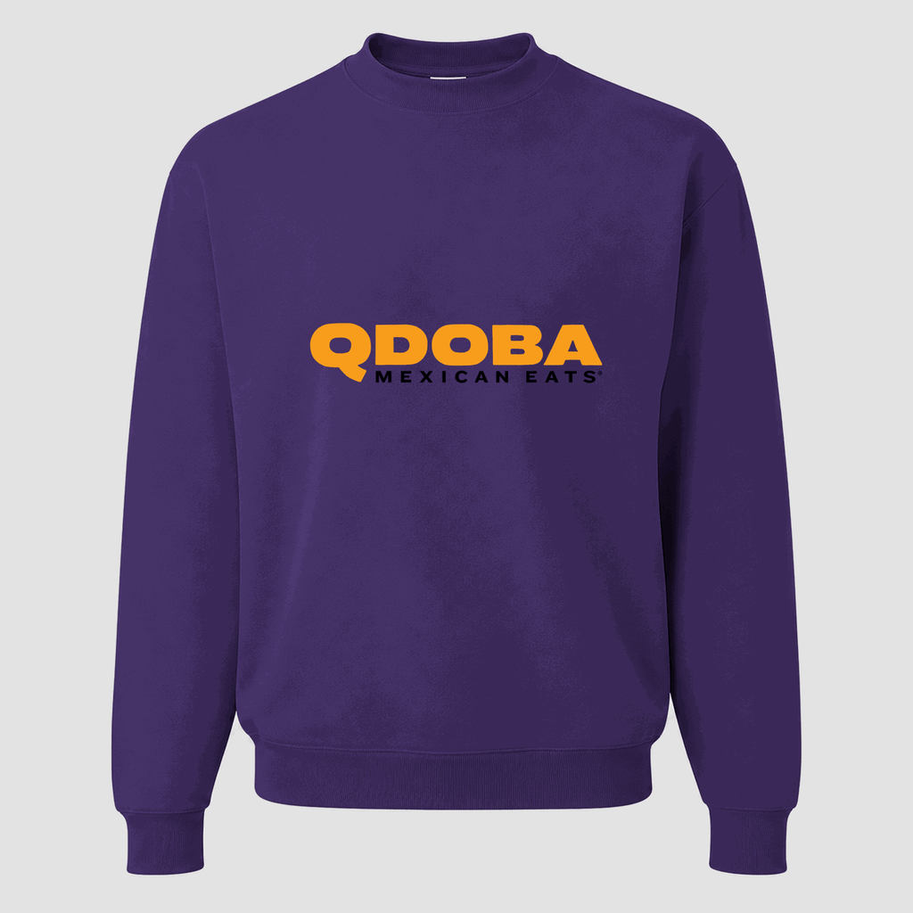 Men's QDOBA Crewneck Sweatshirt - Purple
