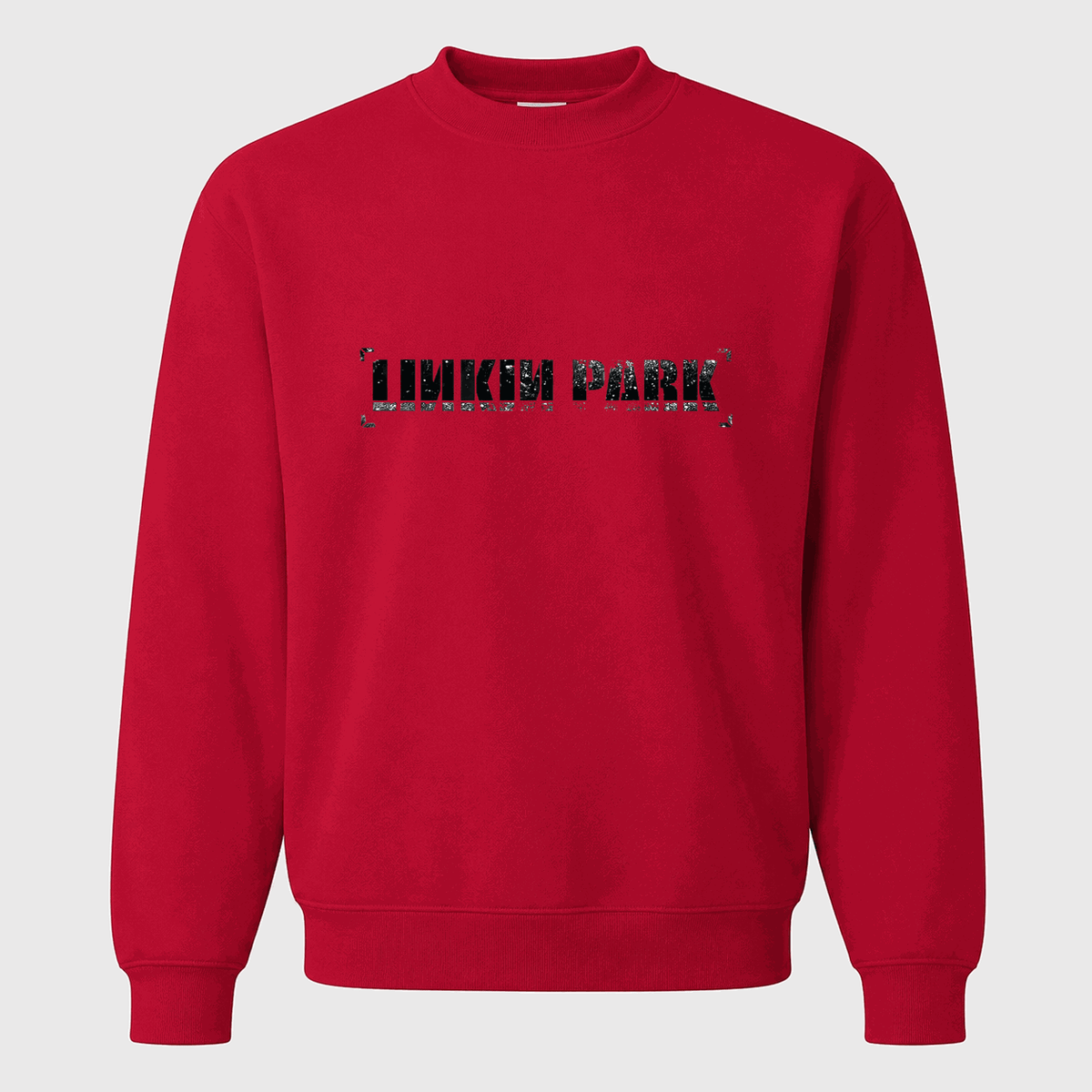 Men's Linkin Park Crewneck Sweatshirt - Red