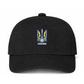 Ukraine National Football Team Black Dad Baseball Cap Hat