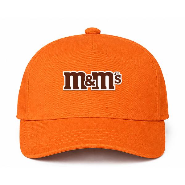 M&M's Logo Orange Dad Baseball Cap Hat