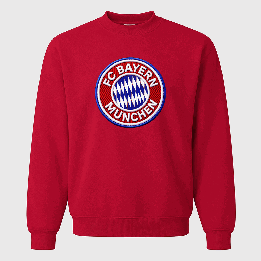 Men's FC Bayern Munich Soccer Crewneck Sweatshirt - Red