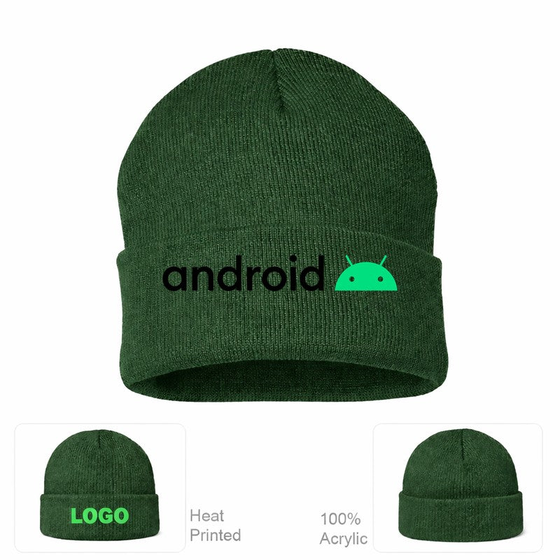Android Beanie Hat - Forest Green