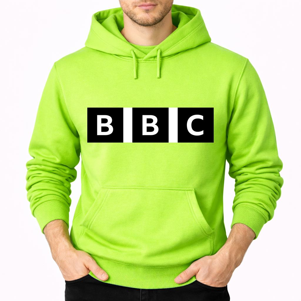 Men's BBC Pullover Hoodie - Lime green