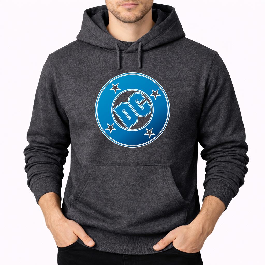 Men's DC Comics Pullover Hoodie - Charcoal