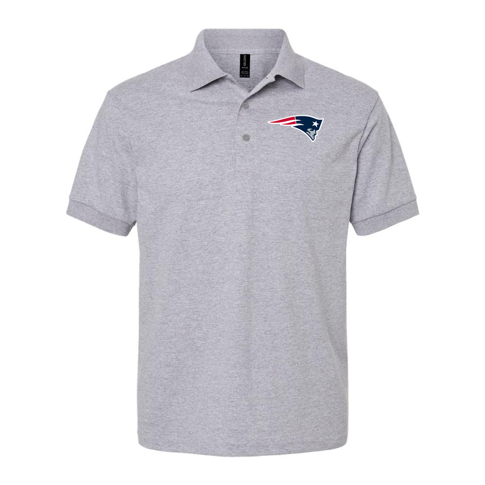 Men's New England Patriots Dry Blend Polo - Gray