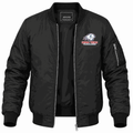 Men's Utah Tech Trailblazers Logo Lightweight Bomber Jacket - Black