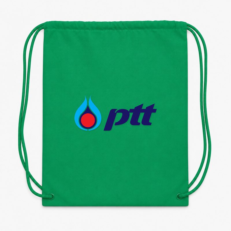 PTT Drawstring Bag - Green
