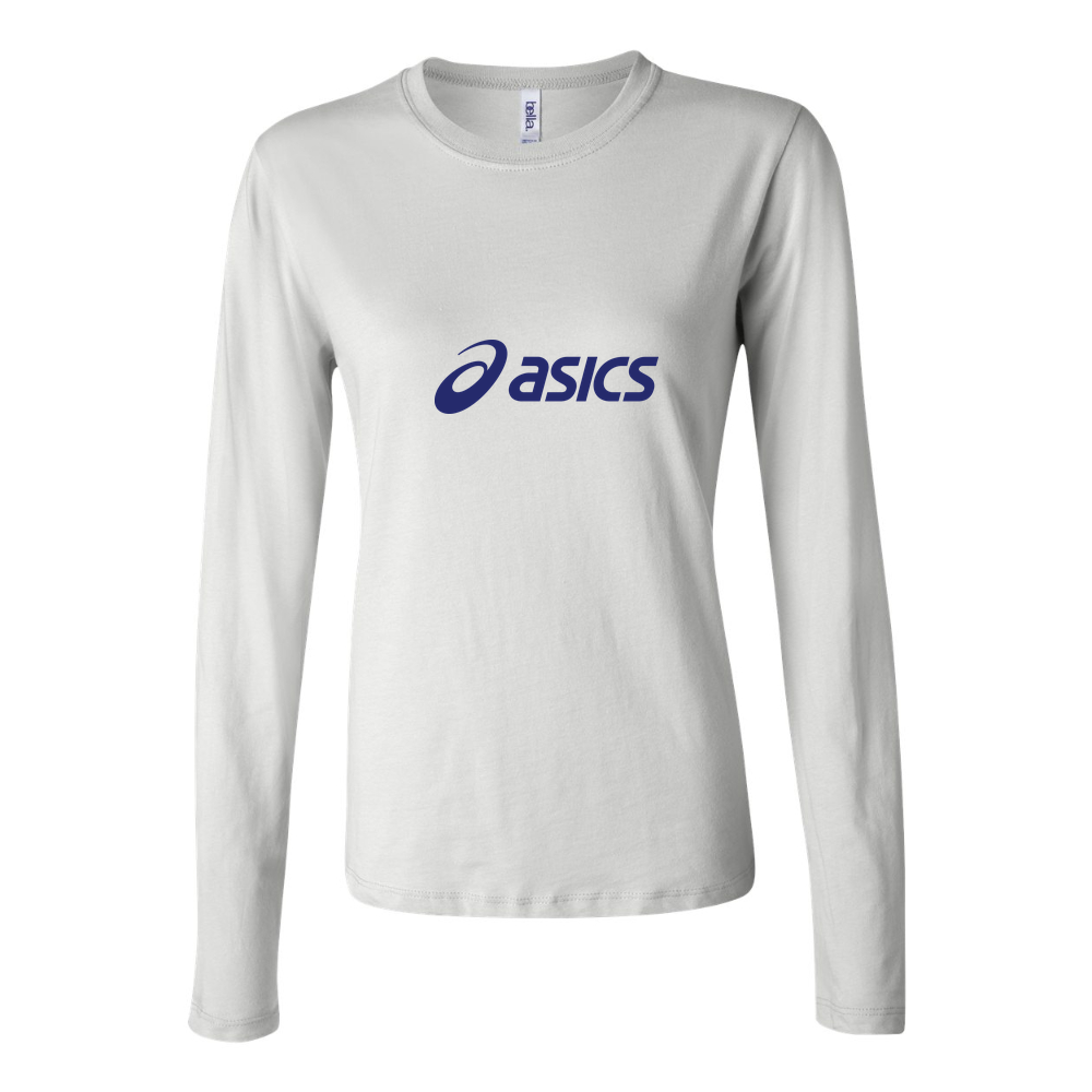Women's Asics Logo 1536x864 Long Sleeve T-Shirt - White