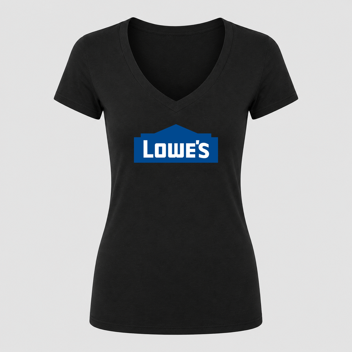 Women's Lowe’s V Neck T-Shirt in black