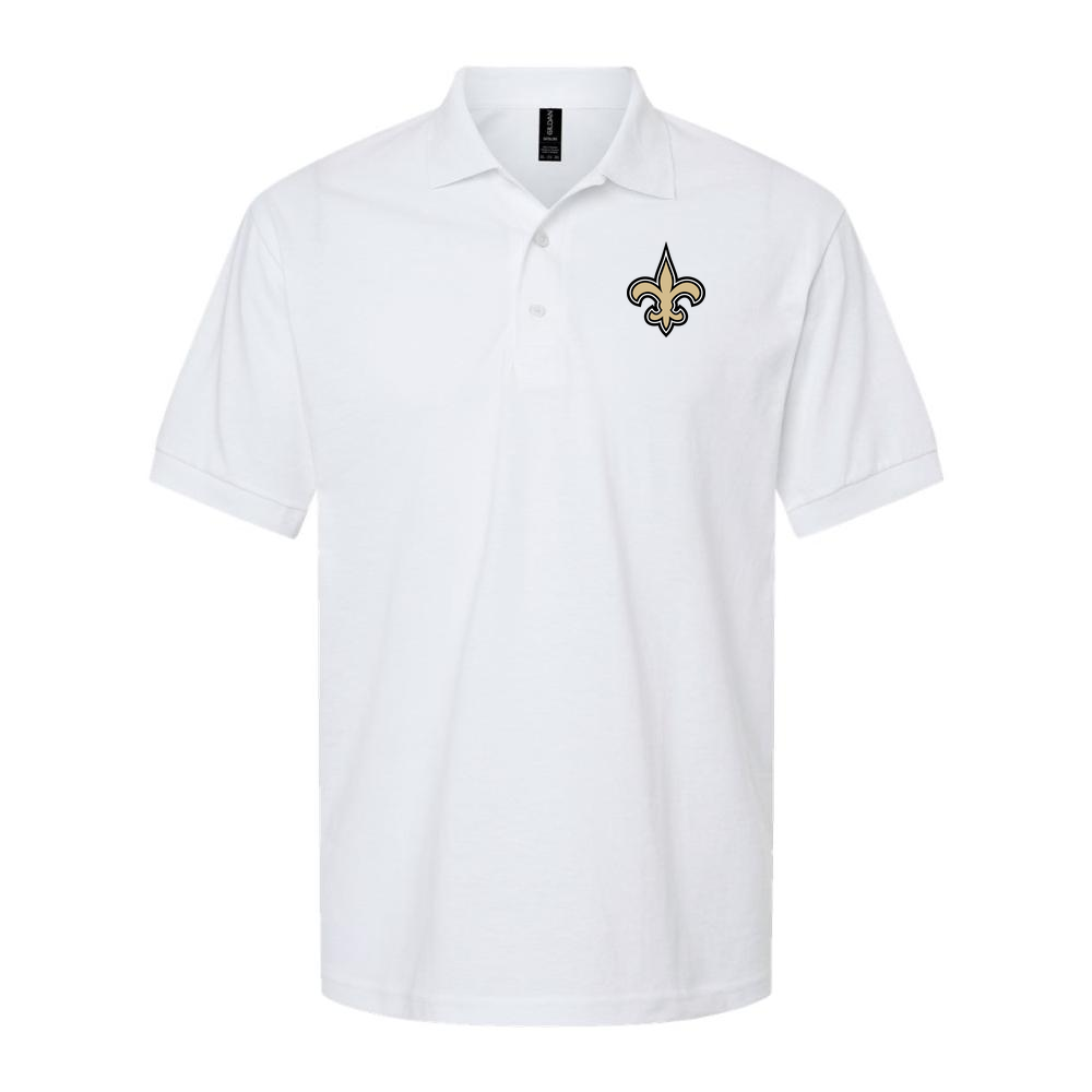 Men's New Orleans Saints Dry Blend Polo - White