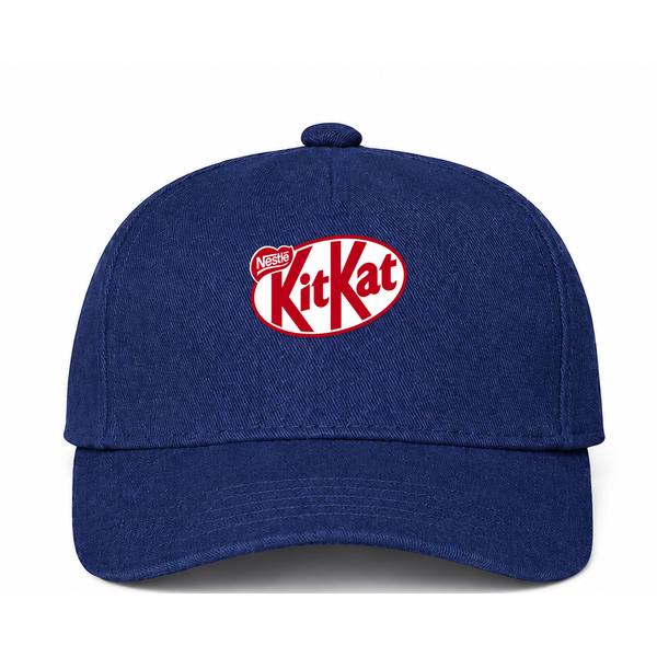 Kit Kat Logo Navy Dad Baseball Cap Hat