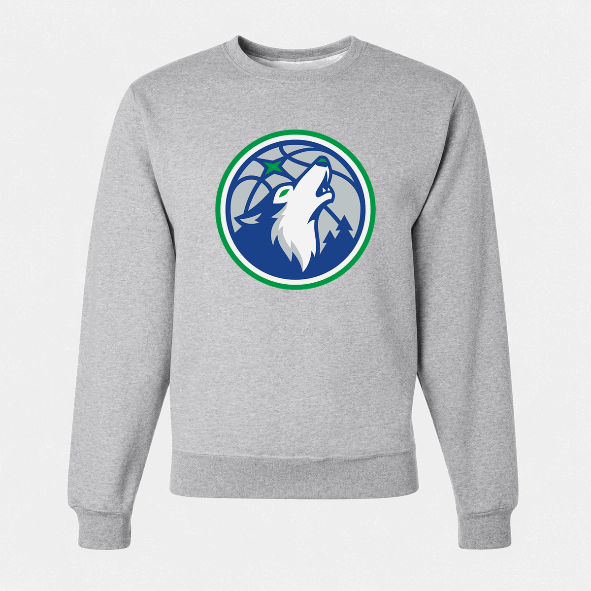Men's Minnesota Timberwolves Crewneck Sweatshirt - Gray