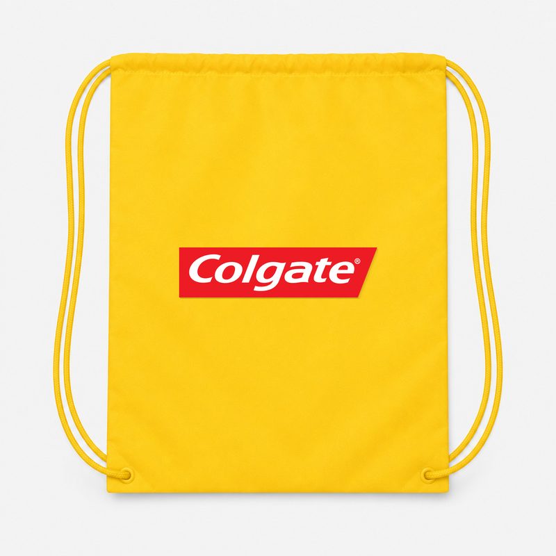 Colgate Drawstring Bag - Yellow