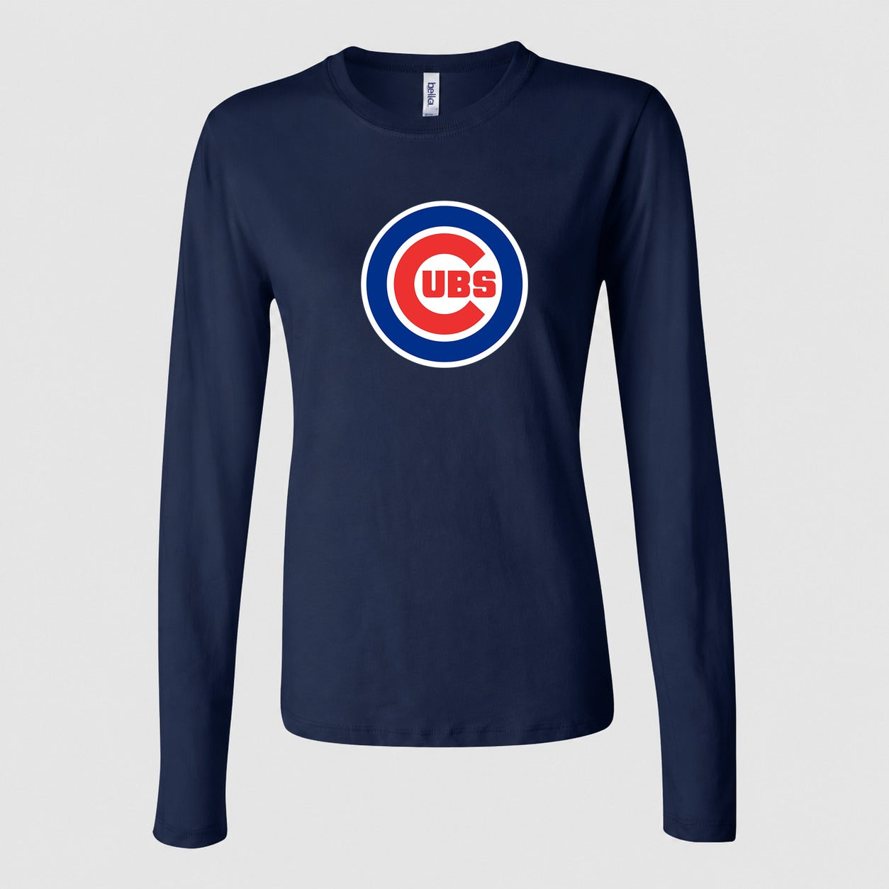 Women's Chicago Cubs Long Sleeve T-Shirt - Navy