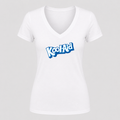 Women's Kool-Aid V Neck T-Shirt in white