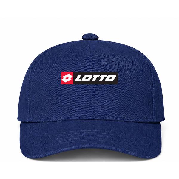 Lotto Logo Navy Dad Baseball Cap Hat