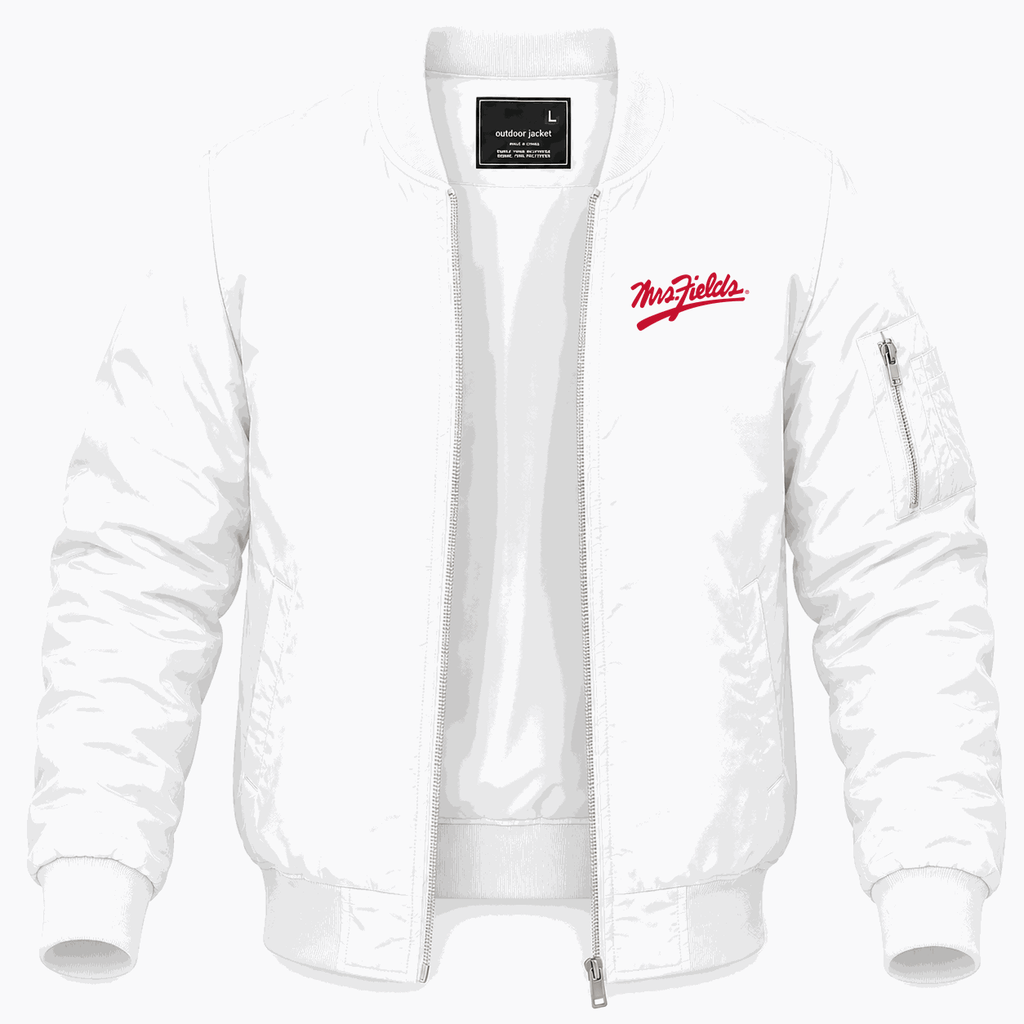 Men's Mrs. Fields Lightweight Bomber Jacket - White