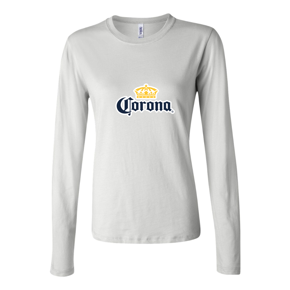 Women's Corona Long Sleeve T-Shirt - White
