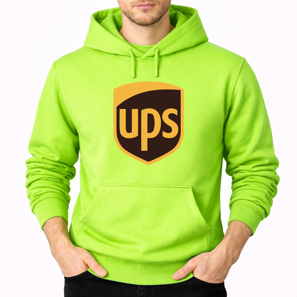 Men's UPS Pullover Hoodie - Lime green