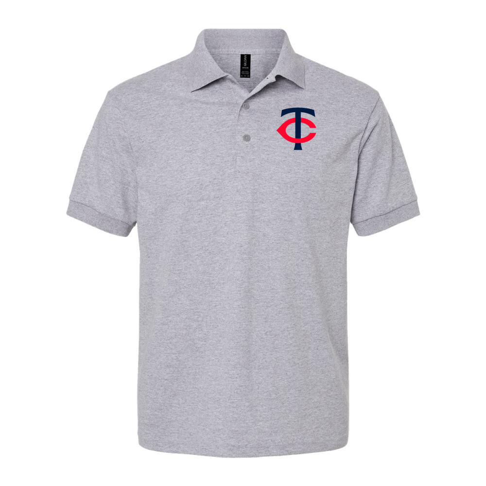 Men's Minnesota Twins Dry Blend Polo - Gray